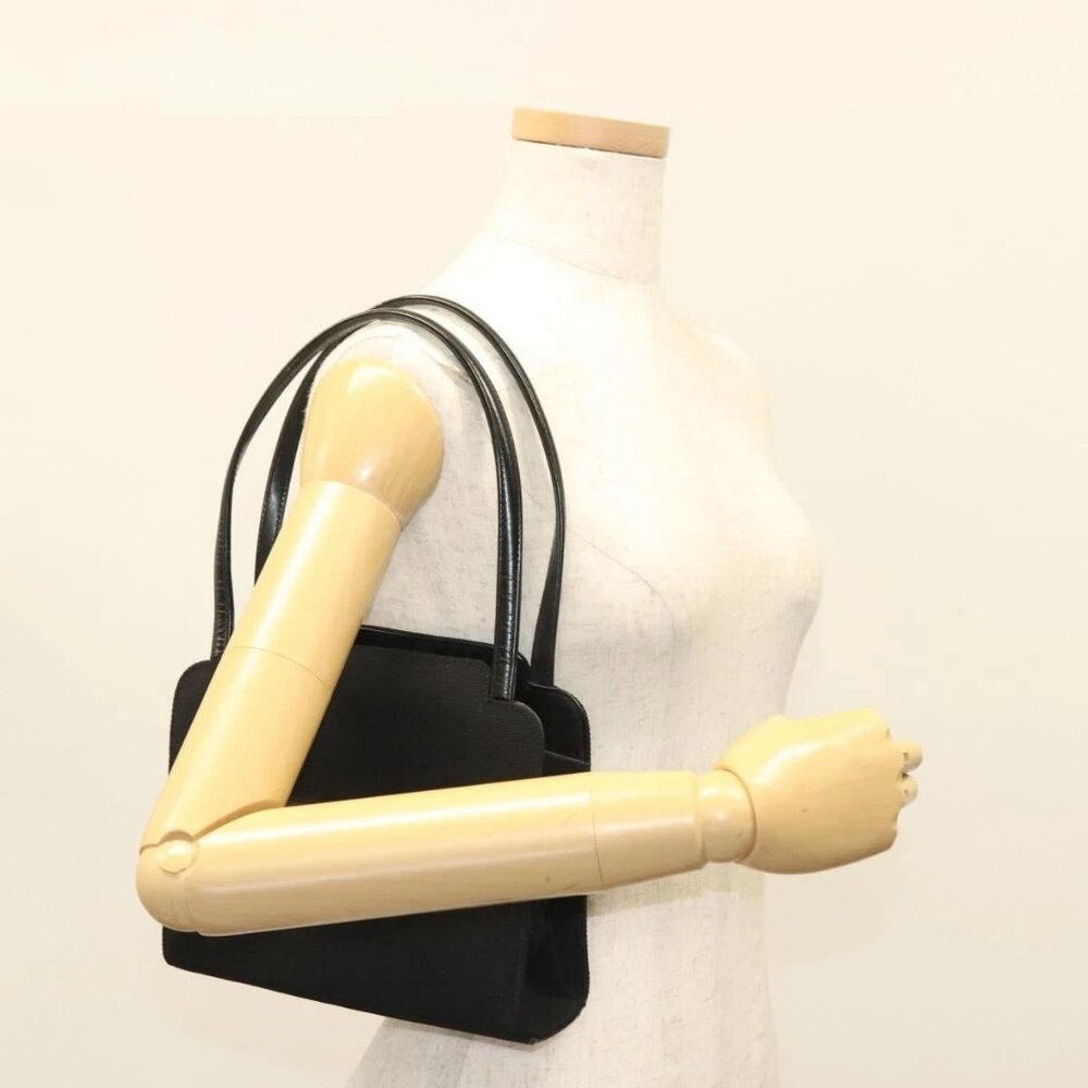 GUCCI Hand Bag Canvas Black 000 0810 Auth